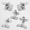 90° Anti-Theft Bathroom Sliding Door Latch Clasp with Old-Fashioned Hinge Bolt