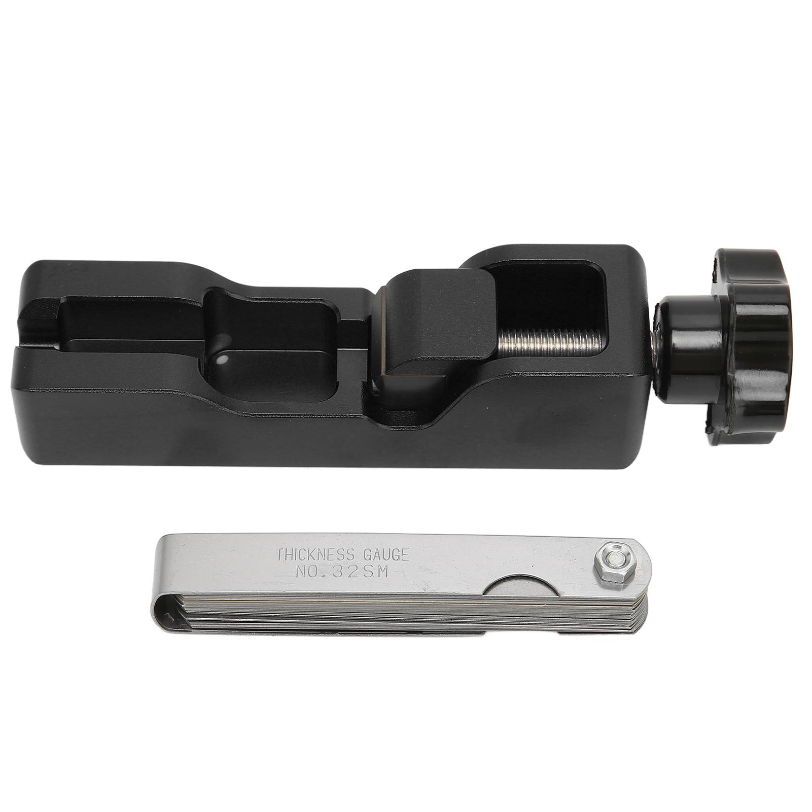 

Spark Plug Gap Tool Engine Adjust Tools Metal Spark Plug Gapper with Feeler Gauge for 5671A 10mm 12mm Spark Plugs чорний