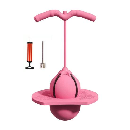 Jumping Ball Hoppers Toy for Kids Adults Bouncing Ball with Handle Kids Jumping Game for Balance Training Fitness Fun Exercise