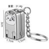 1PC Exquisite Kitten Keychain Foldable Nail Clipper Stainless Steel Nail Trimmer for Fingernail & Toenail Care Manicure Trimmer