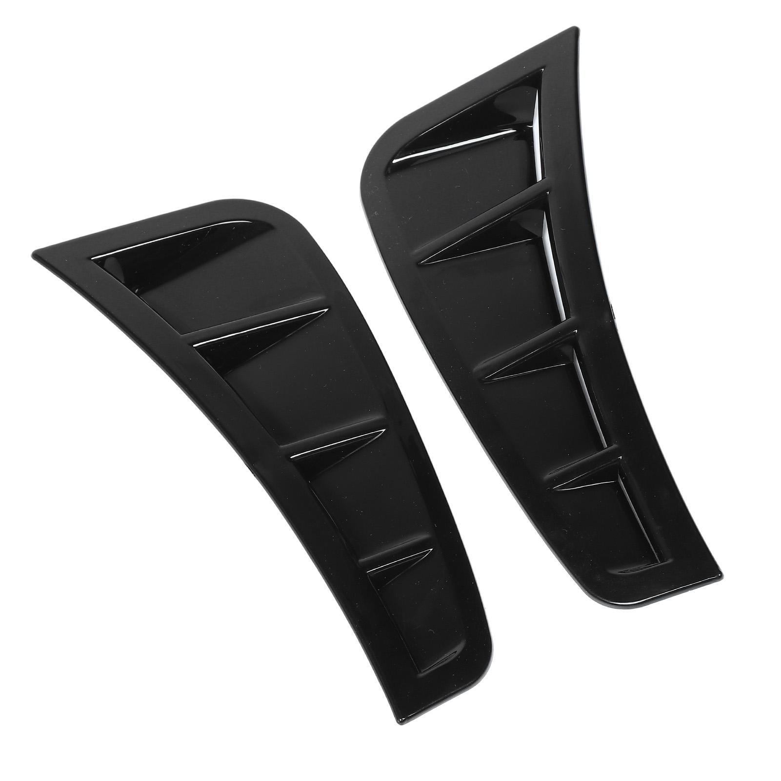 1 Pair Front Bumper Side Spoiler Left Right Shockproof Front Bumper Splitter Side Body Kit Trim for