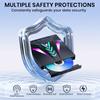 External Disc Drive for Laptop 6 In 1 USB Portable Disc Player External Disk Drive with Card Slot 3 USB2.0 1 USB3.0 Port