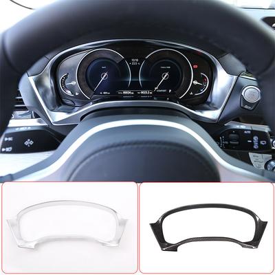 For BMW X3 G01 2018    ABS Carbon Fiber/Silver Car Dashboard Display Decorative Frame Car Accessories