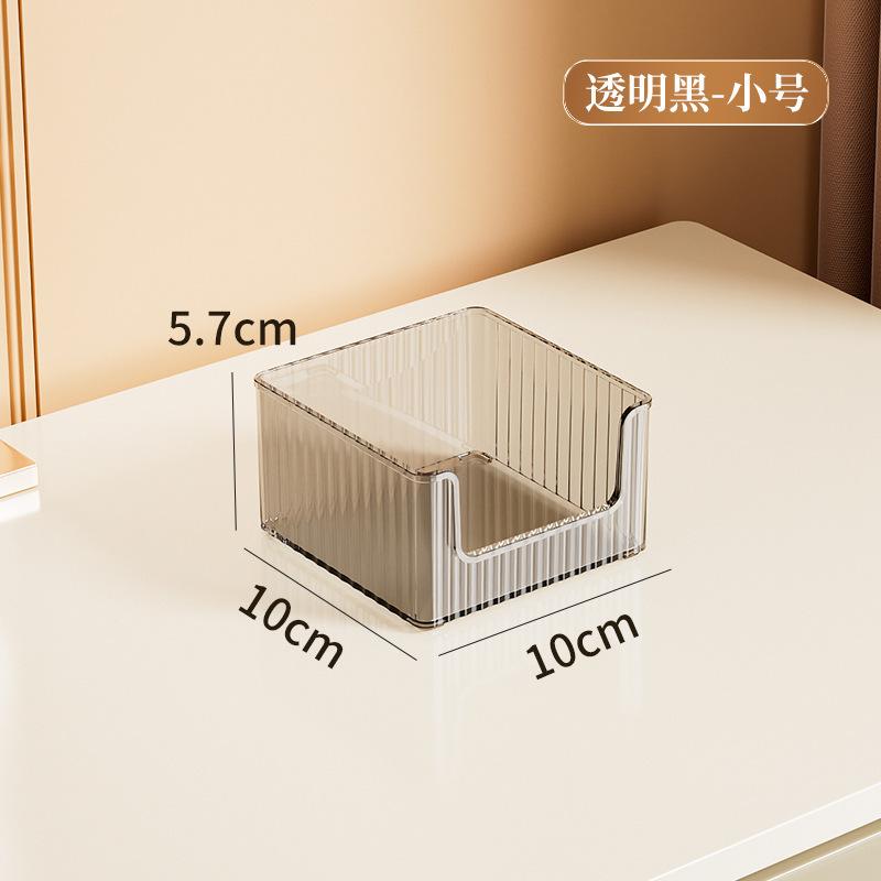 

Transparent Plastic Drawer Organizer Makeup Jewelry Storage Box Home Desk Dresser Cosmetics Holder Office Desktop Organizers