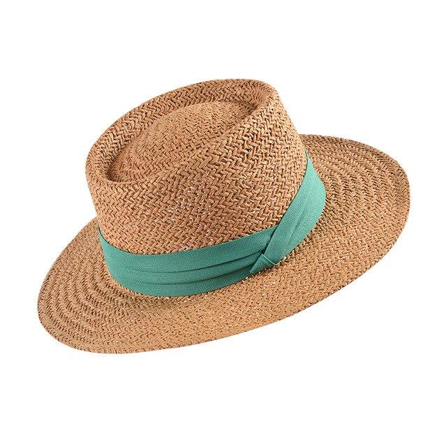 Femmes Mode Tissé Seagrass Boater Sun 