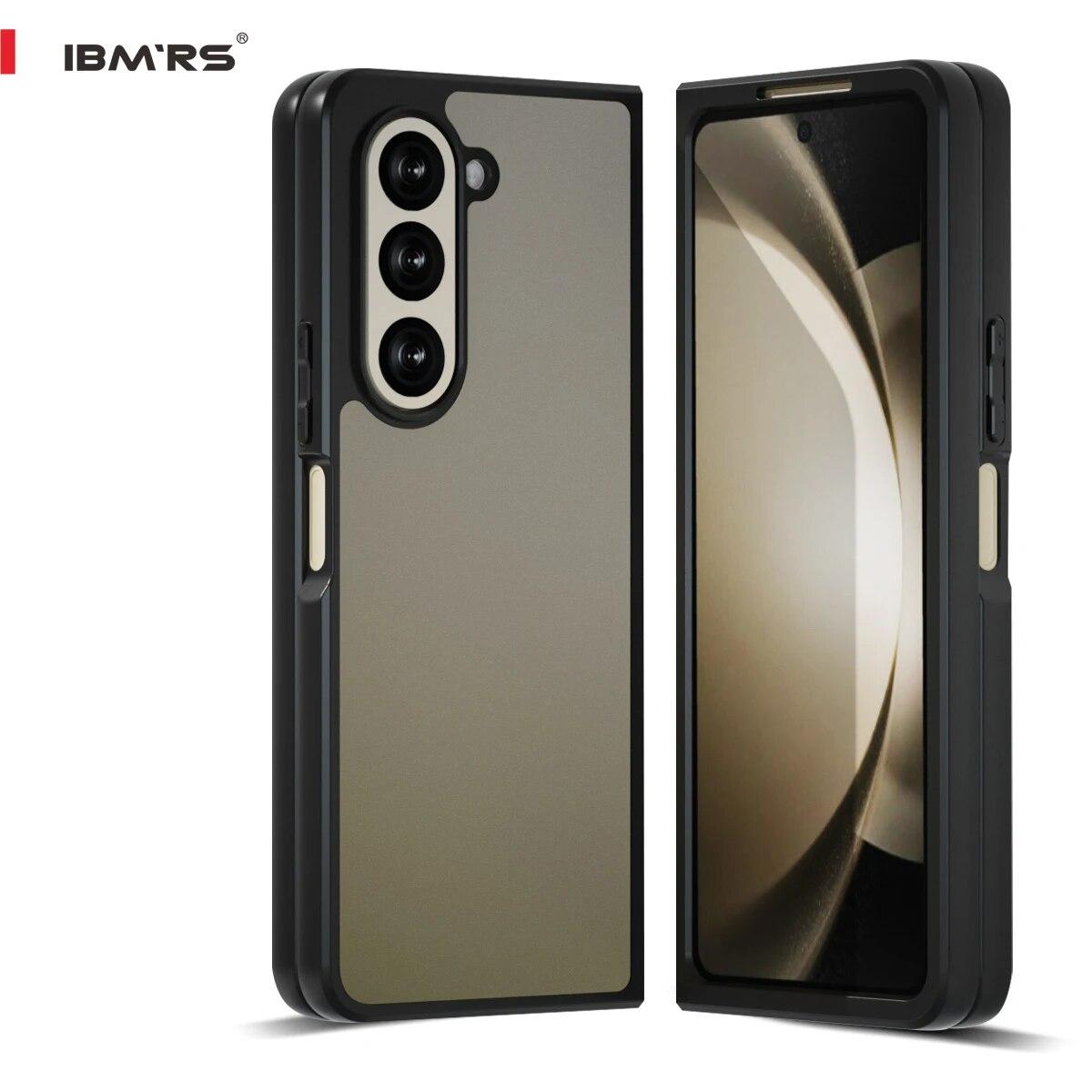 

Чехол IBMRS для Samsung Galaxy Z Fold5, матовый прозрачный противоударный защитный чехол matte black матовый черный