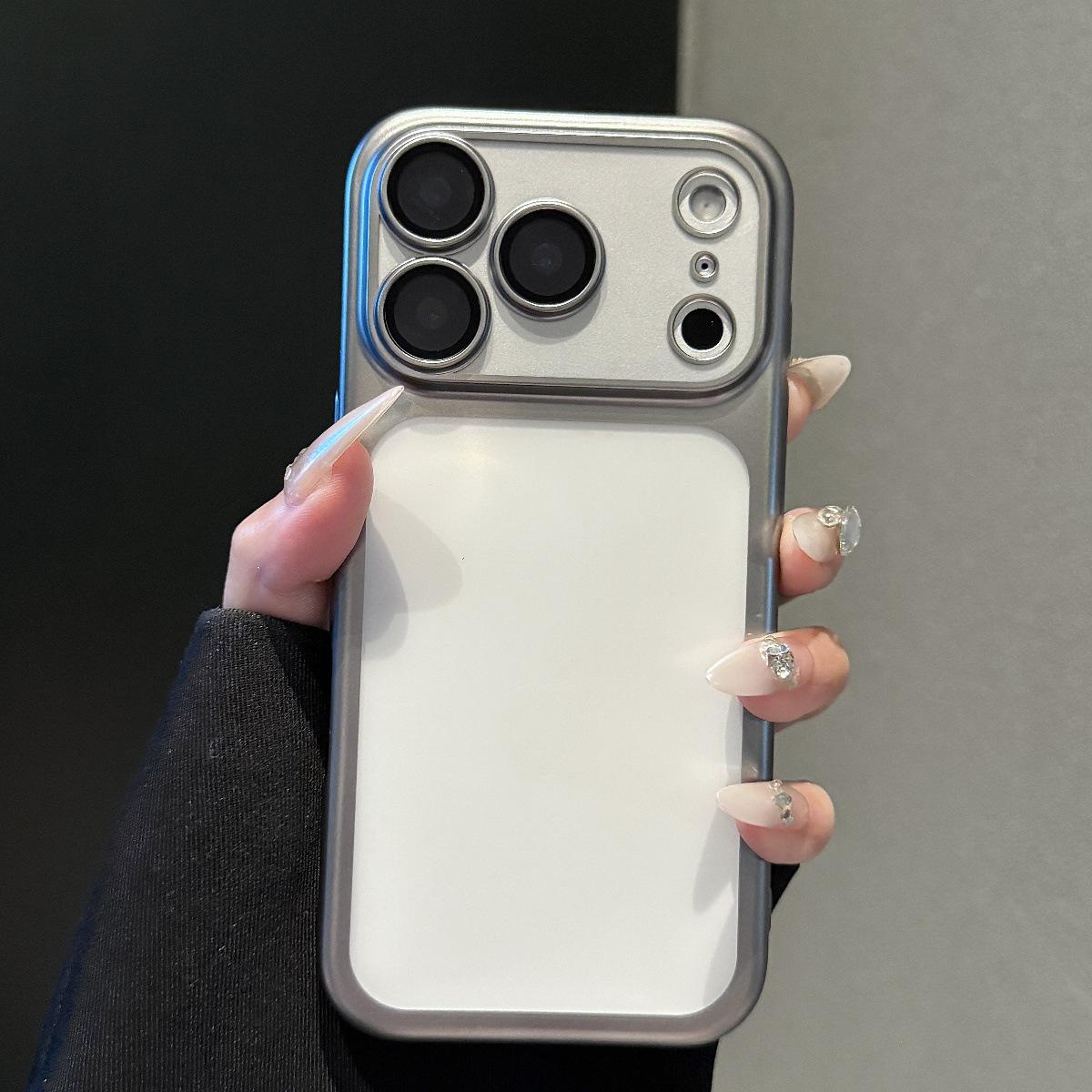 

Compatible with Apple 17 Pro Max: Ultra-Thin Transparent Matte Case with Built-In Lens Film for 16 Pro Max and Anti-Glare for 15 Pro Max. iPhone 15 Pro Max