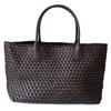 Borsa Tote in Pelle Intrecciata Grande Capacità Morbida Vera Pelle di Mucca Borsa a Spalla Borsa a Mano per il Pendolarismo Quotidiano Stile Urbano