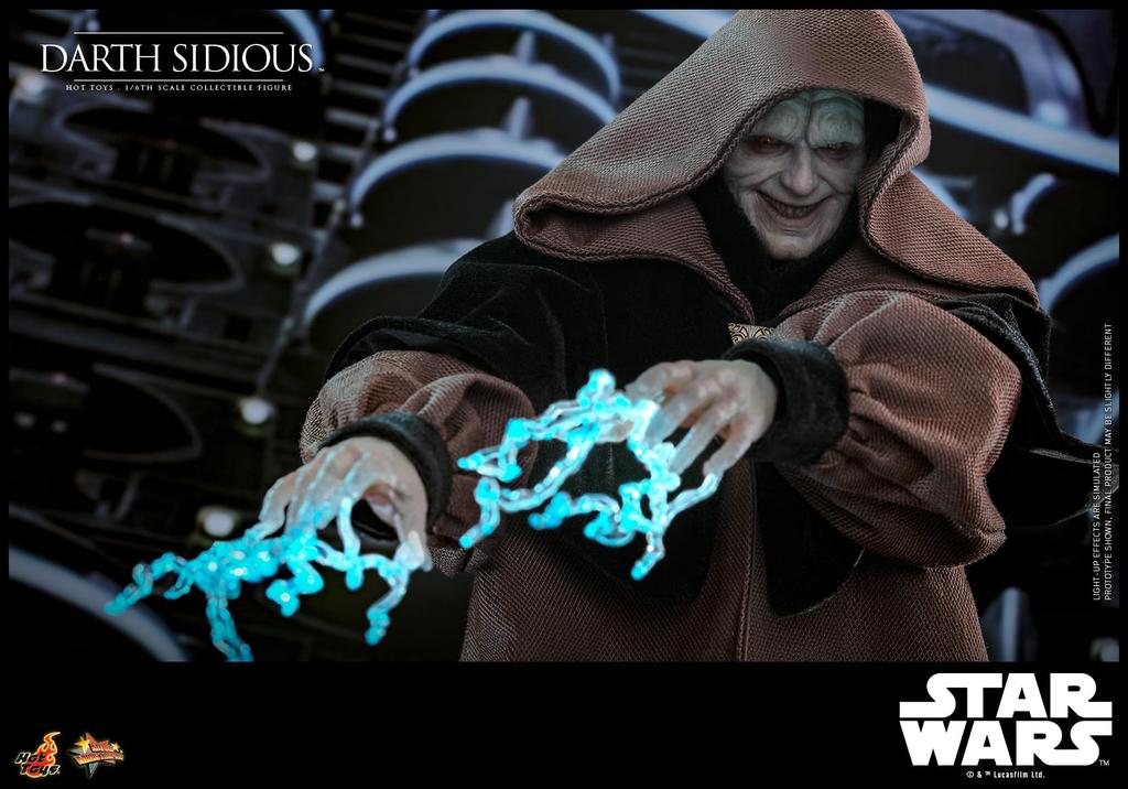 Movie Masterpiece Star Wars Episode Revenge of the Sith Darth Sidious Scale Figure III 1/6