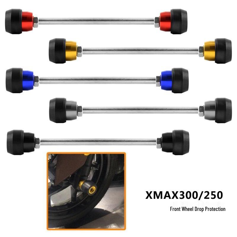 Yamaha XMAX 250/300/400 (17-18) Защитная дуга переднего колеса от падения Yellow Set