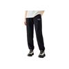 Anta Solid Color Mid Waist Simple Cuffed Knitted Sports Pants Women Bottoms Black 162428302-2