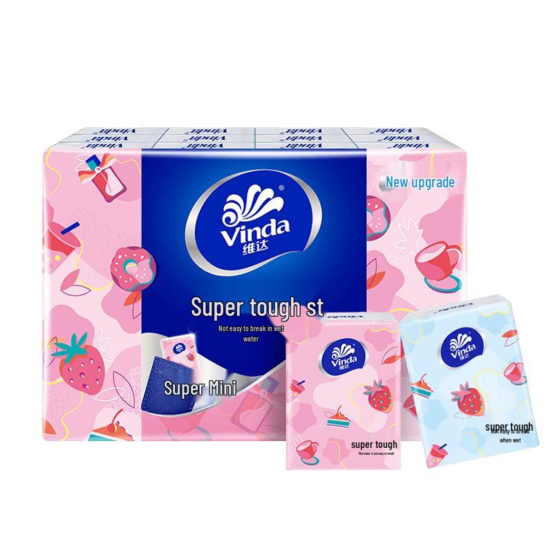 Vinda Ultra-Tough 4-Ply Pocket Tissues