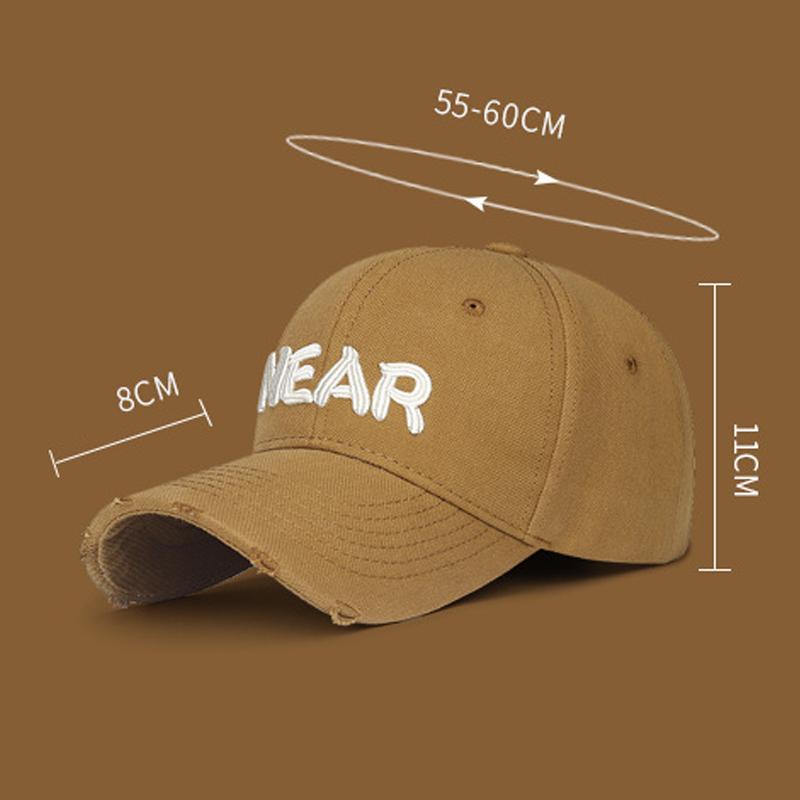Spring Summer Holes Baseball Cap Men Women Embroidered Letters Sunscreen Outdoor Sports Cap Snapback Hat Sun Visor Hats Fishing Hat Peak Cap