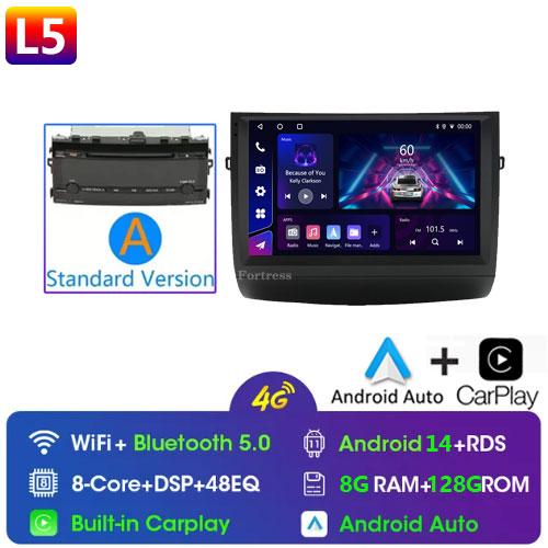 9''Android 14 Car Radio for Toyota Prius 20 2003-2009 GPS Head Unit Car Radio Multimedia Video Player Wifi 8+128G Carplay