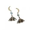 Moon & Moth Celestial Abalone Earrings