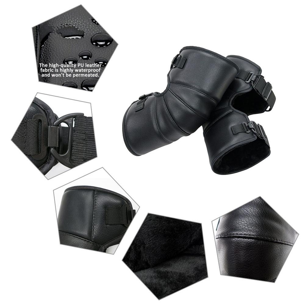 

Универсальные зимние мотоциклетные теплые наколенники Зимние мотоциклетные наколенники Теплые термальные электромобильные наколенники Защитная защита для колена чёрный