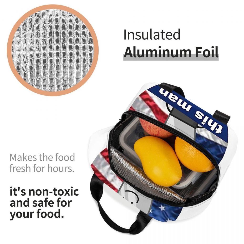 Inanimate Insanity Knife This Man Ate My So Insulated Lunch Bag for Women Children Portable Food Boxes Thermal Lunch Box Tote
