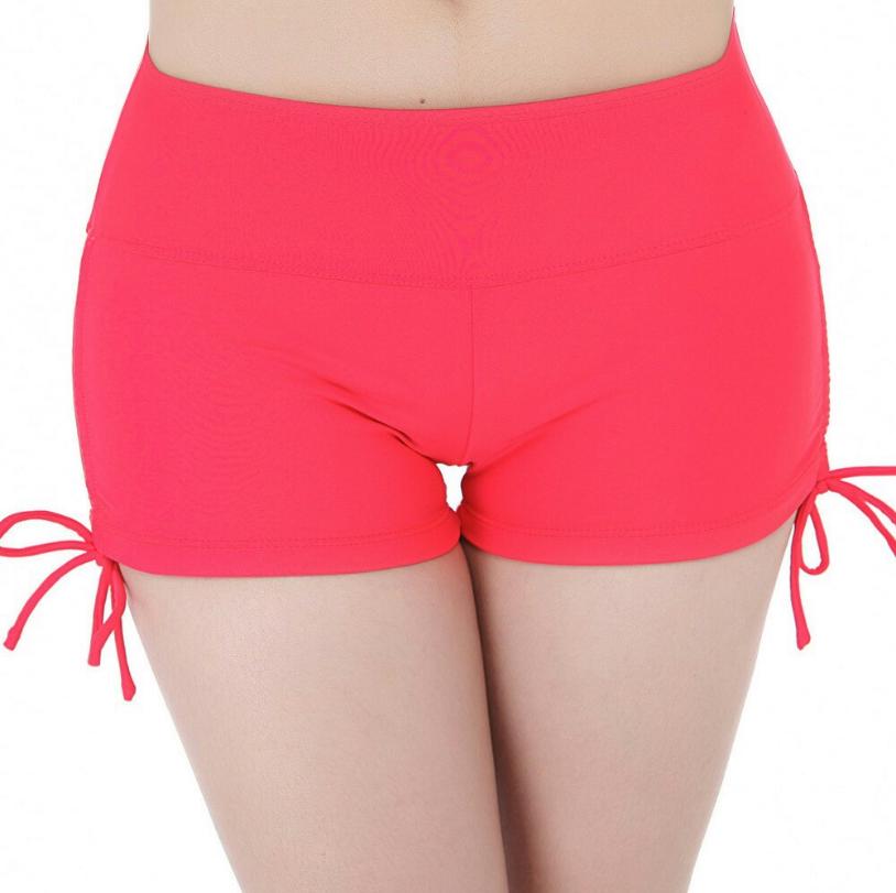 Women Sports Shorts Bikini Swimming Beach Swimwear Lady Boy Short Brief Bottoms