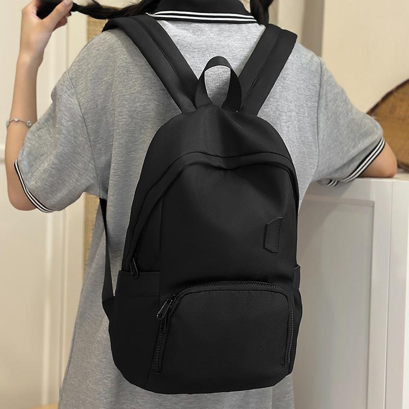Japan and Korea Harajuku Korean Version Casual Lazy Style Versatile Backpack Travel Fitness Backpack Large Capacity Student Schoolbag Women