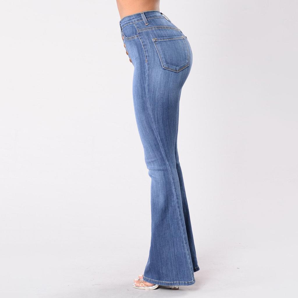 Women's Jeans Casual Color Casual Pants Versatile Slim Fit Jeans