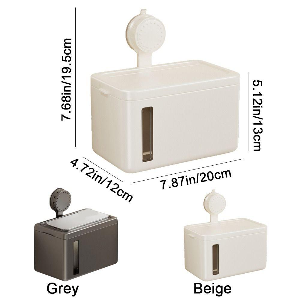 Wall Mounted Paper Towel Holder Detachable Toilet Tissue Box Toilet Paper Dispenser  Kitchen