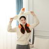 Funny White Goose Plush Head Hat, Cartoon Animal Headgear for Photography Cosplay Party Shooting Props