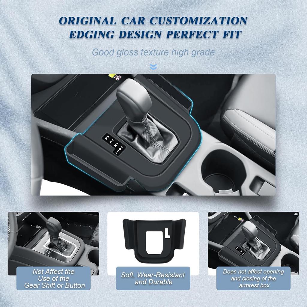 BIBIBO for 2025 Subaru Forester Central Control Silicone Gear Shift Panel Trim Cover 2025 Subaru Forester Premium/Sport/Limited/Touring Gear Shift