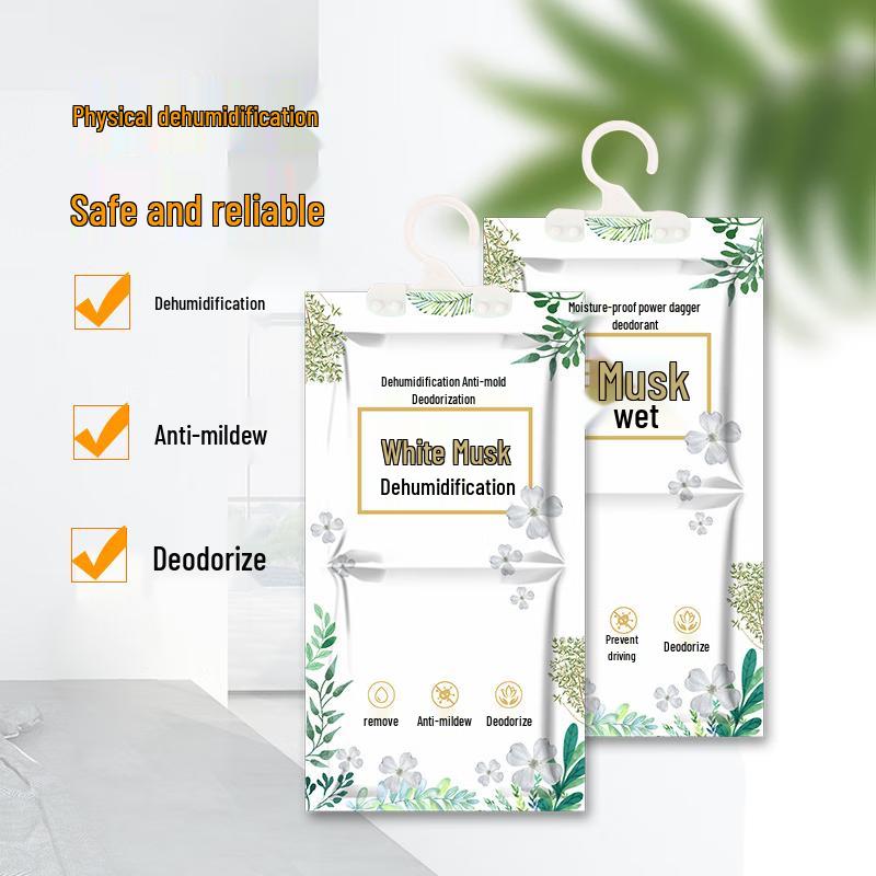 JINGRUIXIANG White Musk Hanging Dehumidifier Bags