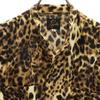 Needles Made In Japan Leopard Pattern Long Sleeve Western Shirt Women Used