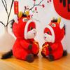 2026 Red Lucky Plush Stuffed Animal Traditional Auspicious Horse Plush Doll  Kid Gift