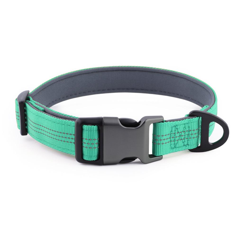 Reflektierendes Nylon-Hundehalsband mit atmungsaktivem Tauchfutter - Kleine, mittlere, große Größen