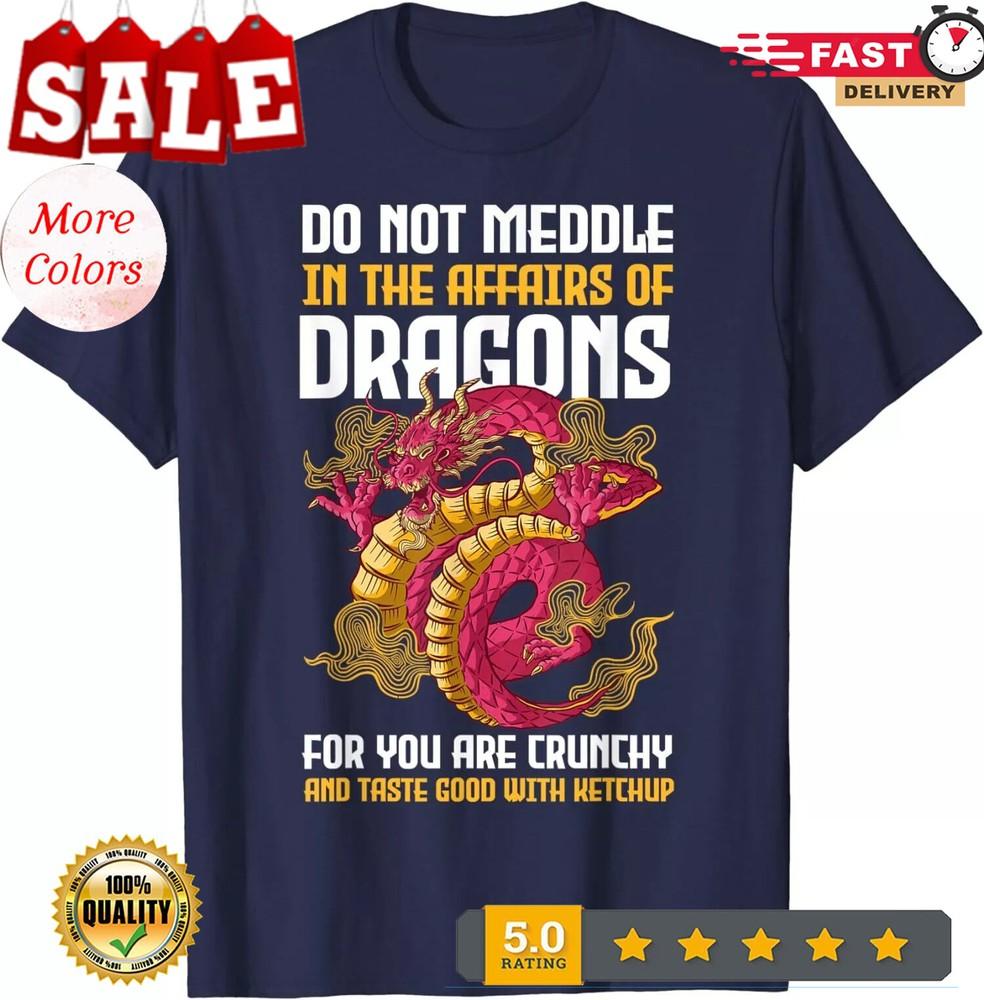 2025/For You Are Crunchy Dragon Good Ketchup Unisex T-Shirt Unisex T-Shirt S