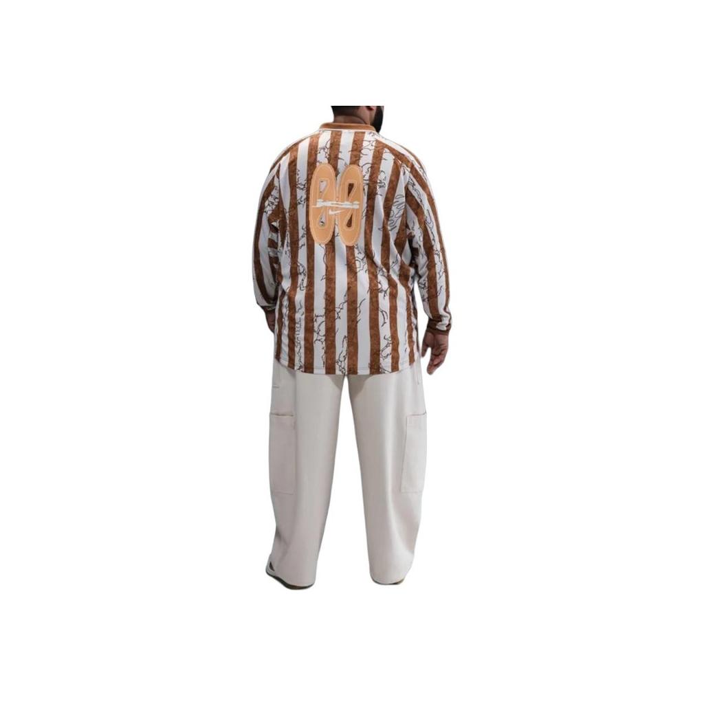 Nike Air Loose Breathable Polo Long Sleeve T-Shirt Men Tops Light-British-Brown Phantom Copper-Moon IB9007-281