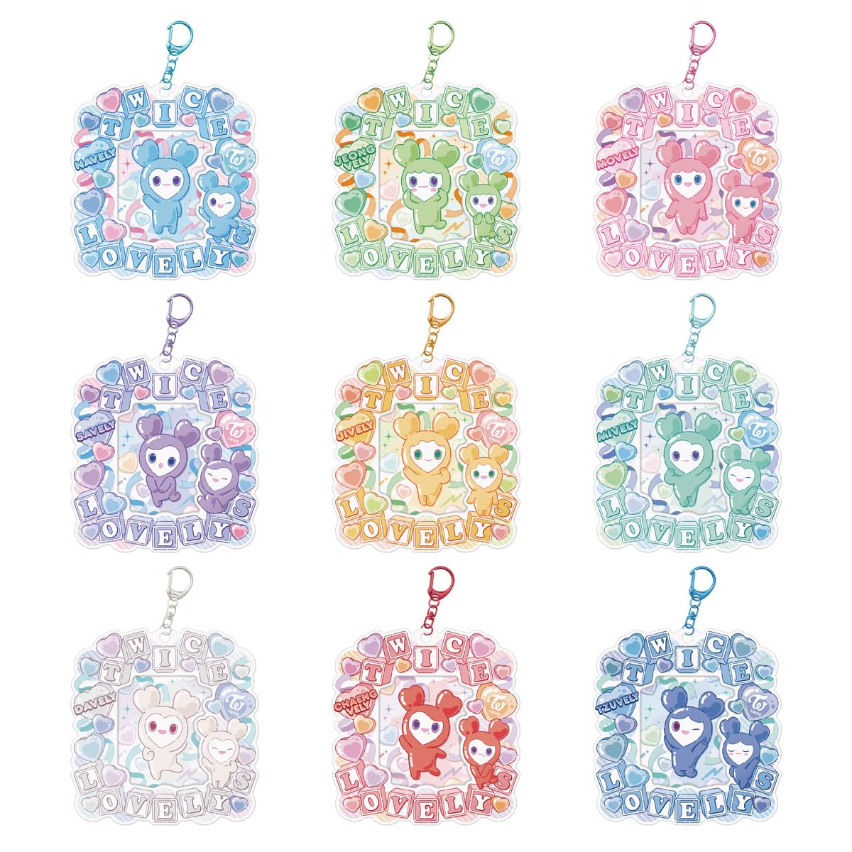 BANDAI TWICE LOVELYS Card Holder Ramune Candy Candy Toy [Box Set of 12]