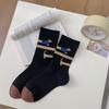 Ladies Spring and Summer Thin New Pure Cotton Cartoon Boneless Pile Socks