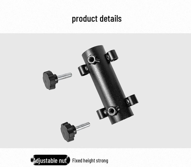 Adjustable Outdoor Awning Pole Holder for Camping - Sun Shelter Tent Stakes & Support Poles