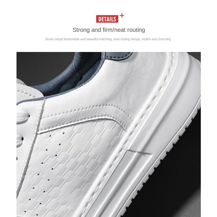Frühlings- und Sommerschuhe für Herren, atmungsaktive kleine weiße Schuhe, Herrenmode, All-Match-Sportschuhe mit dicker Sohle, lässige Boardschuhe, modische Schuhe