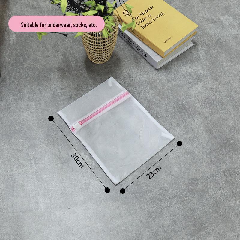 Pink Mesh Laundry Bag for Machine Wash - Anti-Deformation Clothes Care for Bras & Sweaters