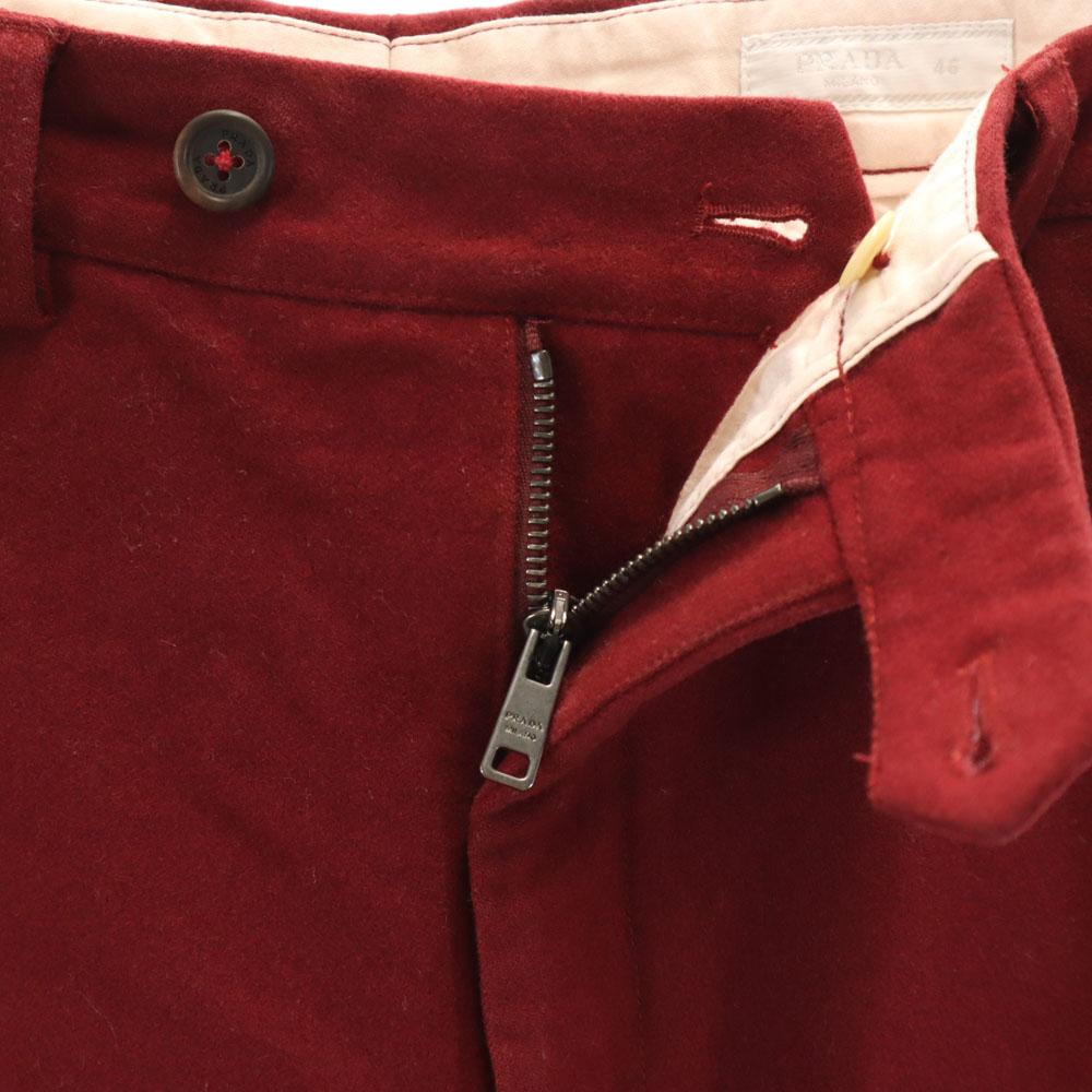 PRADA Made in Bulgaria Wool pants 46 Red series Men's Used