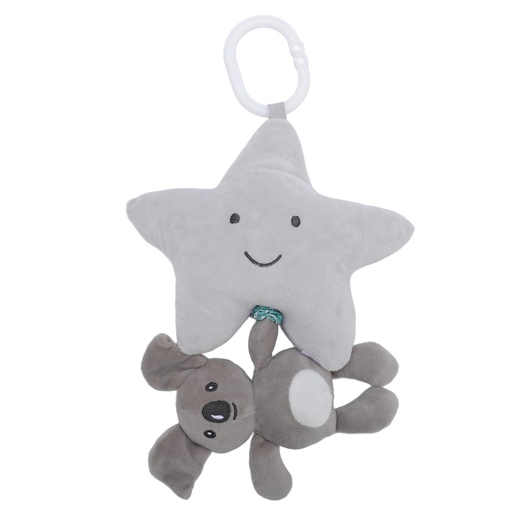 Baby Stroller Hanging Rattle Toy Music Box Cartoon Animal Soft Plush Car Seat Toy for Baby Infant Ne