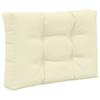 Outdoor Sofa Cushions 3 Pcs Cream Polyester