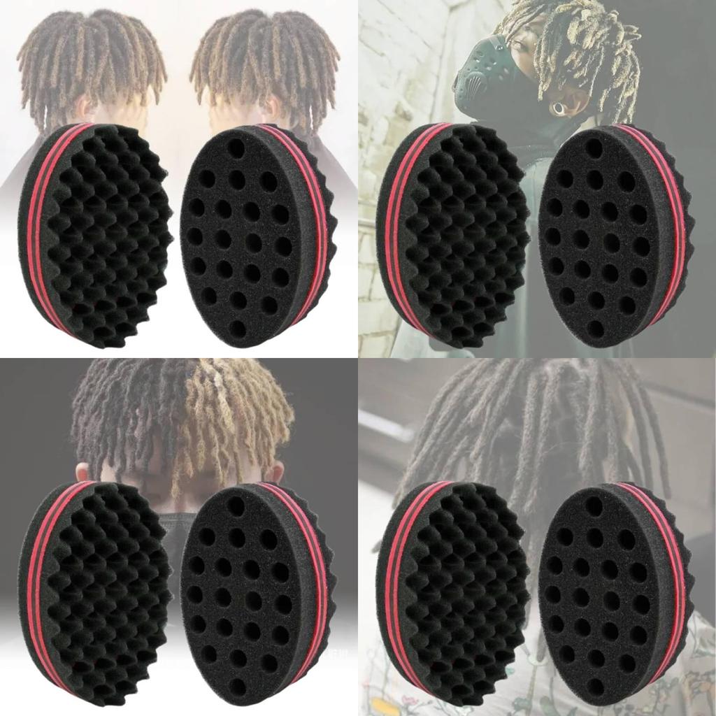 Premium Oval Curling Sponge For Afro Curls Versatile Styling Tool 145x95x55mm