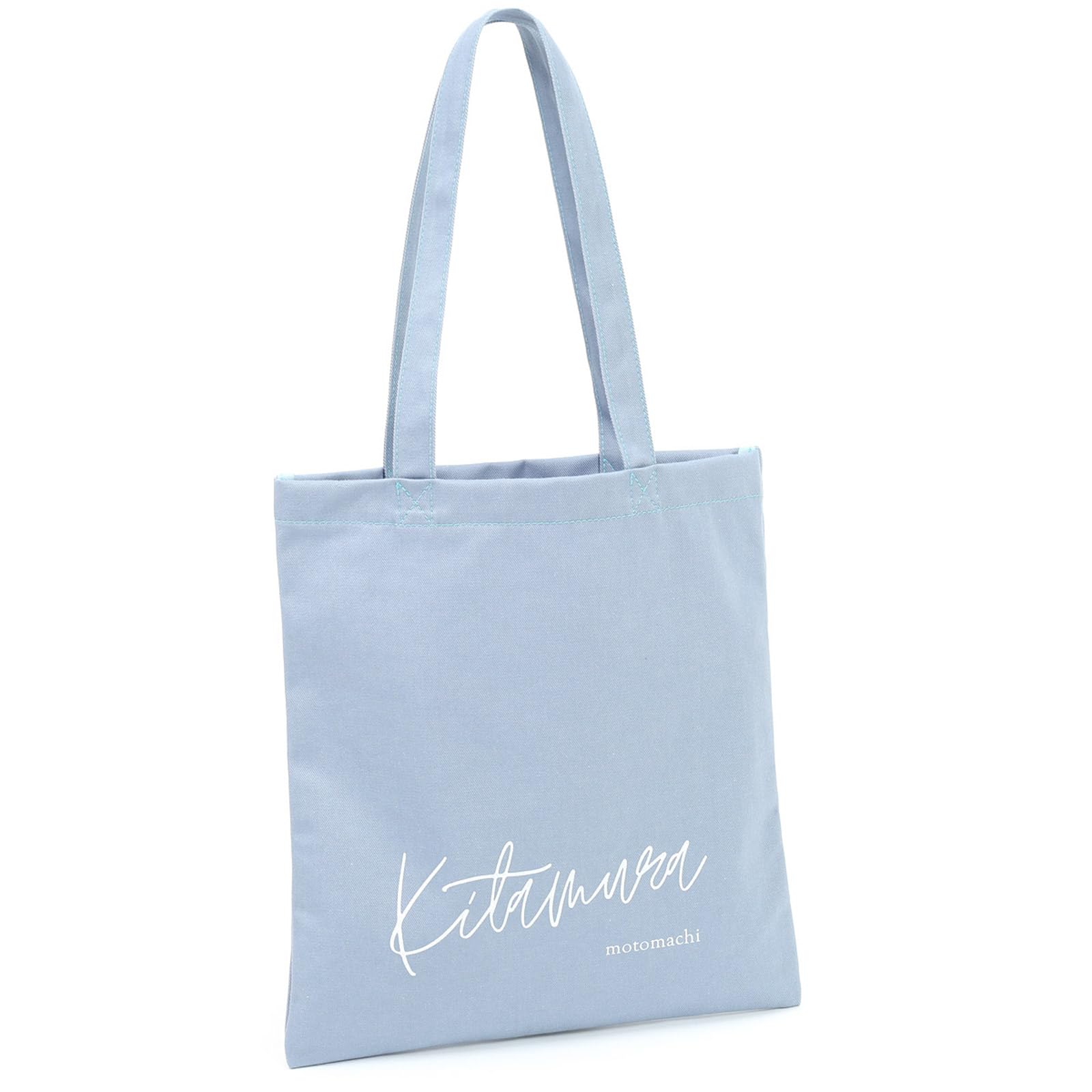 

тканинна сумка-тоут ZH0459 Крижано-блакитна 21211 [Kitamura] Жіноча з виглядом деніму [Блакитна]