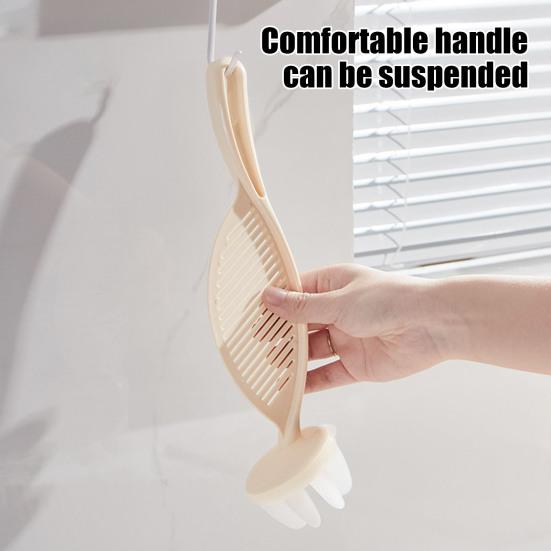 Rice Washing Stick Tool Rice Sieve Spoon Multi-Purpose Stirring Rice Washer with Strainer Anti-slip Rice Washing Tool for Kitchen