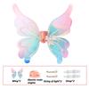 Jq Schmetterling Elektrischer Engel Rücken Ornament Kinderflügel mit Licht Geburtstagsgeschenk für Mädchen Nachtmarktstand