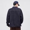 Herren Locker Geschnittene Gewaschene Denim Workwear Jacke