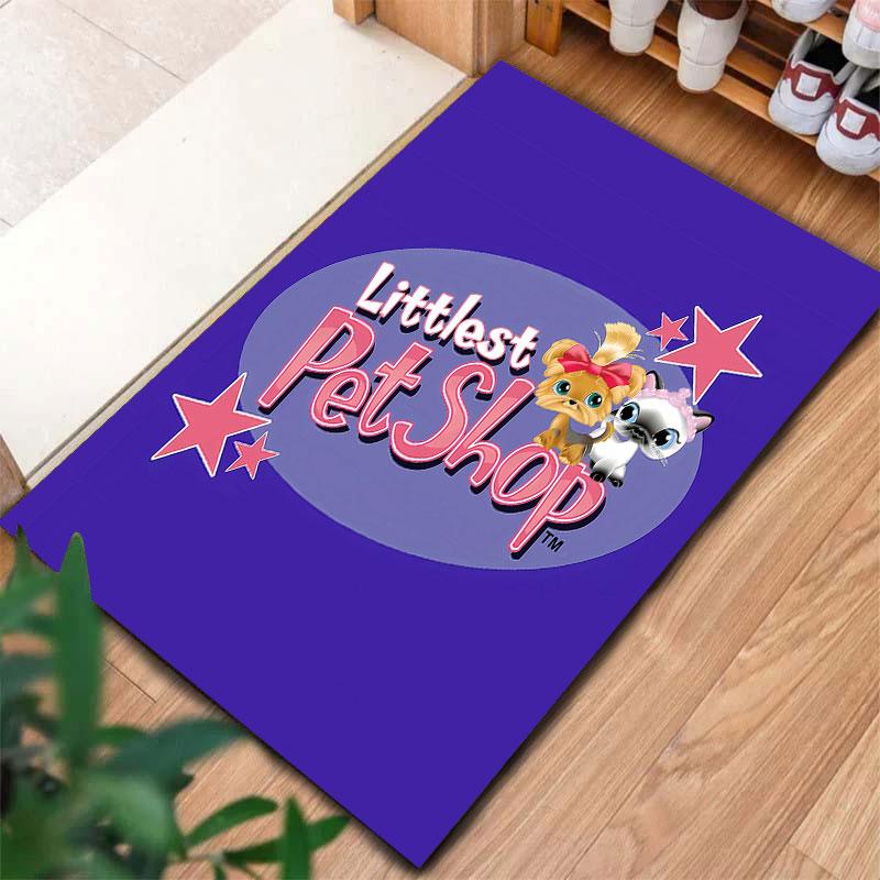 Littlest Pet Shop Carpet Rug for Living Room Bedroom Home Sofa Decoration,Kids play Non-slip Floor Mat
