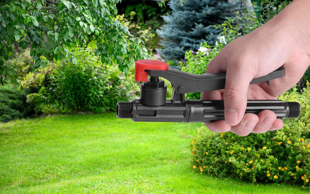 Sprayer Handle, Sprayer Parts 190mm / 7.48" Trigger Design Garden Sprayer Handle, Agricultural Sprayer Part, One Hand Operation (Big head)
