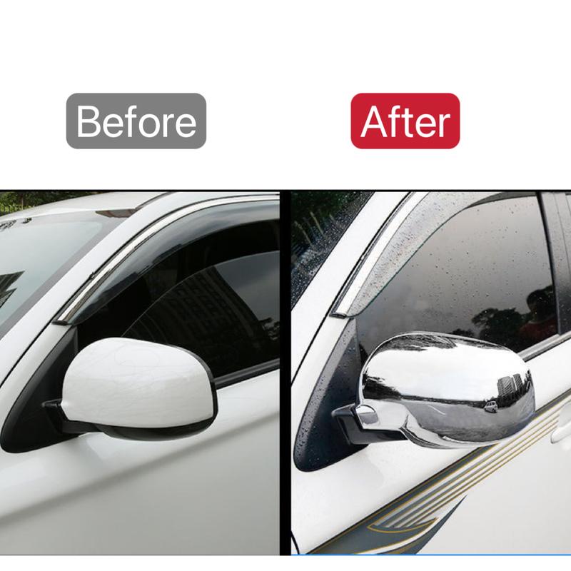 Rearview Side Mirror Trim Cover Fit For Mitsubishi Outlander 2013 -2015 2016 2017 2018 Car Shell Sticker Accessories