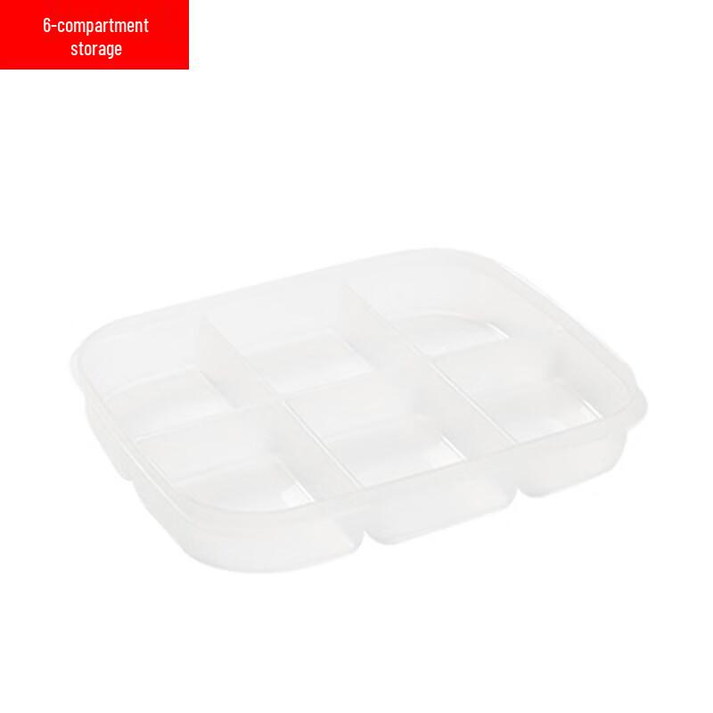 Wutuo Transparent Divided Refrigerator Storage Containers